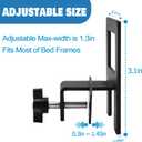 2 x Mattress Holder for Metal Bed Frame Extra Thick Slide Stopper to Keep Mattress from Sliding 6 Pcs Non Slip