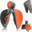 Kegel Exerciser, Pelvic Floor Muscle Exercise Devices for Women, Inner Thigh Exerciser Leg Workout Equipment Thigh Trainer for Male Hip Trimmer Inner Thigh Toner Workout (Red Black)