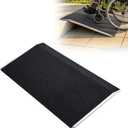 VEVOR Threshold Ramp for Doorways, 31.9 x 15.4 in, Platform Aluminum Wheelchair Ramp, Non-Slip Door Threshold Ramps, 400 lbs Load Capacity, for Home Steps, Curbs, Wheelchairs, Walkers, Scooter, Carts