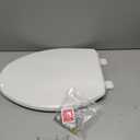 Little2Big Toilet Seat with Built-In Toddler Potty Training Seat, Slow Close, Easy to Install, Made in USA, ELONGATED, White