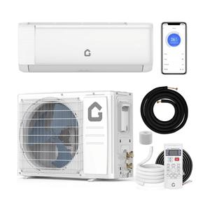 GarveeLife 12,000 BTU Mini Split Air Conditioner, 22 SEER2 110V Smart Inverter, Heat Pump System, Cools Up to 750 Sq.Ft, Alexa WiFi Control, DIY Installation Kit