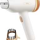 Bear Steamer for Clothes, Portable Handheld Travel Clothes Steamer, 10 Second Fast Heat-up, Auto-Off, Steam Iron Fabric Wrinkle Remover with Brush for Home and Travel