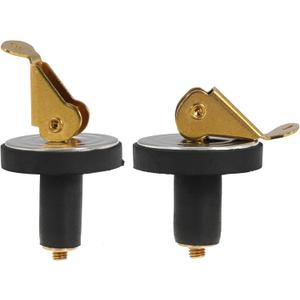 Boat Plug 3/8Inch Brass Boat Drain Plug Snap Handle Plug Deck Plug for Boat Marine (3/8inch-2)