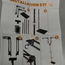 GlowUp 15.7-74.3 inch Dual Reptile Heat Lamp Stand Reptile Light Stand with Two Flexible Brackets, Adjustable Heat Lamp Stand for Terrarium, Snake, Gecko, Lizard, Chicks, Fish Tank