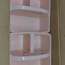 12 Pcs Classroom Caddy with 3 Compartment - Multipurpose Portable Plastic Storage Table Caddies with Handles for School Home Office Organizer(Flesh Pink)