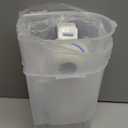 2 Pcs 5.5 LB Rice Storage Container, Airtight Cereal Flour Dispenser with Pouring Spout & Measuring Cup, Kitchen Plastic Clear Dry Food Storage Bin for Grain Oatmeal Snacks Pet Dog Food