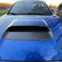 HIGH FLYING for Subaru WRX STI 2015-2018 Car Accessories Front Hood Scoop Vent Cover Bonnet Trim ABS Carbon Fiber Grain 1pc
