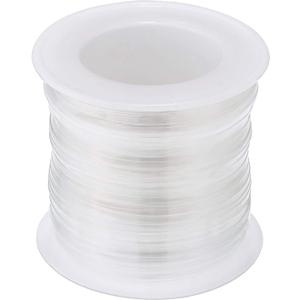BBTO Clear Elastic Strap Lightweight Elastic Clear Bra Strap for Cloth Sewing Project (38 Yards x 0.12 Inch)