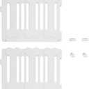 2-Panel Add-On Set | Fits 4/6/8/10 Panel Harbor Dog Playpens  Lightweight Premium HDPE Panels with Connectors (White)
