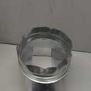 Tandefio 3-1/4" x 10" x 6'', 6" Diameter Rectangular to Round Duct Galvanized Transition Galvanized Round Transition Microwave Vent Kit for Connecting HVAC Duct Pipe Fittings