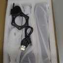 Wireless Microphone, UHF Metal Rechargeable Wireless Microphone, Rechargeable Receiver, 1/4 "Output with 1/8" Output, Suitable for Karaoke Singing, Speeches, Churches,Meetings, Weddings, 240 Ft. (Black-2005)