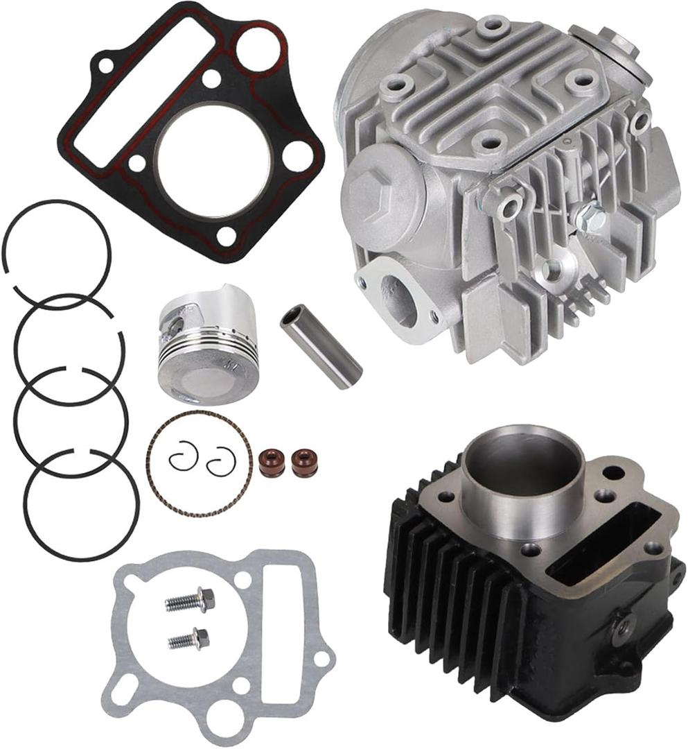 labwork Top End Kit Cylinder Head Piston 47mm Replacement for Honda TRX90 Sportrax 1993-2005 90cc