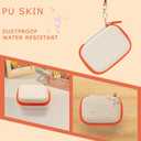 2 x Storage Case for Yoto Mini Player Kids Audio & Music Player, Portable Yoto Card Holder Case (beige)