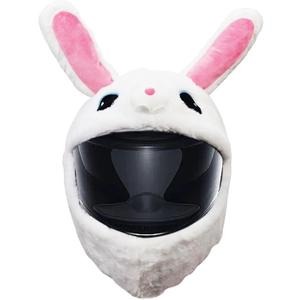 Motorcycle Helmet Cover, Funny Helmet Decoration, Fun Rides and Gifts(Plush Animal)
