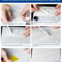 Marble and Granite Repair Kit (Color Match), 160g/5.64oz Quartz Countertop Repair Kit for Chips Holes Dents Defects Scratches Cracks, DIY Fix Reattaches Porcelain Tile Sink Stone Other Hard Surfaces
