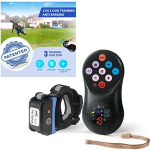 DOTSTAR Dog Training Pet Anti Barking Collar Automatic Shock Collar 2026 Upgraded System, Wireless Charging Dog Training No Barking Device, Fully Sealed Waterproof Rechargeable Collar Receiver