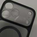 TOCOL for iPhone 17 Pro Max Case, Compatible with Magsafe, Full Camera Protection, Built-in Magnetic Ring, Translucent Matte Phone Case for iPhone 17 Pro Max 6.9 inch (Black)