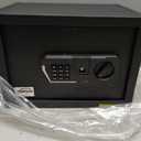 Tenamic Fireproof Safe Box 0.8 Cuft Electronic Digital Security Box, Keypad Small Lock Box Cabinet Safes with Internal Light, Solid Alloy Steel Office Hotel Home Mini Safe with 2 Passwords, Black