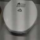 Bidet Toilet Seat,Non-Electric Quiet-Close,Fit Elongated Toilet Seat,Adjustable Water Pressure and Self-Cleaning Dual Nozzles