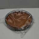 Farmhouse Oak 10" Lazy Susan Turntable Organizer for Cabinet, Round Wooden Lazy Susan Organization and Storage for Dining Table, Pantry, Kitchen, Countertop, Cupboard,Home Decor, Walnut Wood