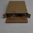 Jinei 15 Pcs 6 oz Spherical Plastic Potion Bottles Ball Shape Sand Art Bottles with Funnel Christmas Cocktail Ornament Balls Candy Jar for DIY Wedding Party Crafts Decoration(Wood Color, Cork)