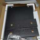 TEAMIX 14.2 inch Monitor Stand Riser, Wood Monitor Riser with Storage for Desk Small Monitor Stand TV/Screen/PC/Laptop Riser Computer Stand Desktop Shelf (Black-14.2 inch)