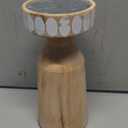 HD Designs 8 in Wood Candle Holder