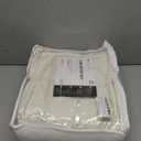 KASENTEX King Size Comforter Set 3 Piece,Seersucker Breathable Fabric,Lightweight Fluffy Down Alternative,Box Stitch Quilting, All Season Machine Washable with 2 Pillow Shams, White