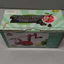 Apple Peeler Corer, Long lasting Chrome Cast Magnesium Alloy Apple Peeler Slicer Corer with Stainless Steel Blades and Powerful Suction Base for Apples and Potato(Red)