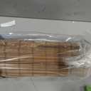 LazBlinds No Drill Bamboo Roman Shades, 37" W x 64" H, Malay Oak