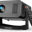 [Builtin Apps & 2026 Upgraded] Mini Projector with Wifi and Bluetooth Portable,Native 1080P 4K Support Auto Keystone Movie Projector Compatible with TV Stick/HDMI/USB, 360° for Bedroom, Outdoor Use
