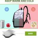 Himal Outdoors Disc Golf Bag with 30+ Disc Capacity, Durable Disc Golf Backpack for Men Multiple Storage Pockets (Camouflage)