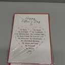 BFFPOSI Fathers Day Card for Husband - 5X7 Love Poem Fathers Day Card from Wife with Envelope - Husband Father Day Gifts from Wife, Husband Father's Day Cards, Father Day Gift from Wifes, Set of 4