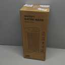 Space Heater, Electric Heaters for Indoor Use with Thermostat, Remote, 1-12H Timer, 70Oscillation and Overheat Protection, 1500W PTC Ceramic Fast Safety Heat, Portable Heater for Office (Black)