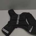 Weighted Vest for Women & Men with Reflective Stripe and Adjustable Buckle, Comfortable & Durable Rucking Vest for Walking, Running & Strength Training (6 lb, Black)