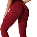 ABOCIW Workout Sets for Women Seamless Scunch Butt Lifting Impact Leggings Halter Sports Bra 2 Piece Gym Outfits S