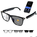 AI Smart Glasses,AI Chat Deepseek R1 and Gemini2.5 with 164 Translations Supported,Bluetooth Glasses for Men Women,Music Playback & HandsFree Calling,Physical Color Changing Lens,IP67 Waterproof