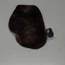 ANOGOL Hair Cap+ Short Brown Curly Wig with Middle Part for Women Princess Cosplay Wig Synthetic Hair Costume for Halloween Party