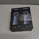 2 x Handheld Fan, Portable Turbo Fan, Mini Small Pocket Fan with 5 Speeds Perfect for Camping, and Outdoor Activities. Rechargeable 3000mAh Battery and Digital Display, Ideal Gift, Travel Essentials