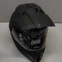 Westt Dual Sport Motorcycle Helmet Off-Road Helmets for Adults, Dual Visor Motorcycle Helmet - Full Face ATV UTV Helmet Dirt Bike Motocross Helmets DOT Approved (M (22.44-22.83 in), Matt black)