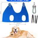 ATESON Pet Grooming Hammock with Nail Clippers/Nail Trimmers/Grooming Scissors, Dog Grooming Harness for Nail Trimming, Pet Grooming Sling Helper