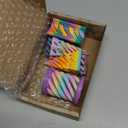 JOYIN 4 Pack Impossible Cone Fidget Toys, Pastel Color 3D Printed Spiral Cone Flexible Impossible Pyramid Passthrough Fidget Toys for Stress Relief, Kids Adults Easter Gifts for Classroom