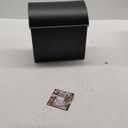 NACH Large Mailbox for House, 12.4x7.1x11.8 Black Mailboxes for Outside, Waterproof Mailbox - Baxter-Style Wall Mount Mailboxes for Outside