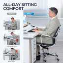Seat Cushion & Lumbar Support Pillow: Memory Foam Chair Pad Back Cushion for Office Chair Car Seat Wheelchair Travel, Reduce Tailbone Pressure and Improve Comfort, Orthopedic Sciatica Hip Pain Relief