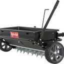 Agri-Fab 45-0543-AMZ 100 lb. Tow-Behind Lawn & Garden Spiker/Seeder/Drop Spreader for Seed,Fertilizer, Salt, Ice Melt; Designed to Pull Behind Lawn & Garden Tractors