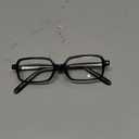 TIJN Olisa Blue Light Blocking Glasses for Women Men,Oval Glasses Frame Bluelight Glasses for Gaming/Computer/Screen (21. Black (Square))