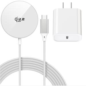 [Apple MFi Certified]25W Magnetic Wireless Charger for iPhone,Qi2.2 Certified 6FT Fast Apple MagSafe Charger Wireless Charging Pad for iPhone 17/17Air/16 ProMax/15 ProMax/14/13/12/AirPods3/2/Pro/Pro2