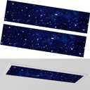 2 Pcs 1 x 4 Feet  Covers for Ceiling Lights Magnetic Ceiling Light Cover with 8 Magnets for School Classroom Home Office Drop Lamp Decor (Starry)