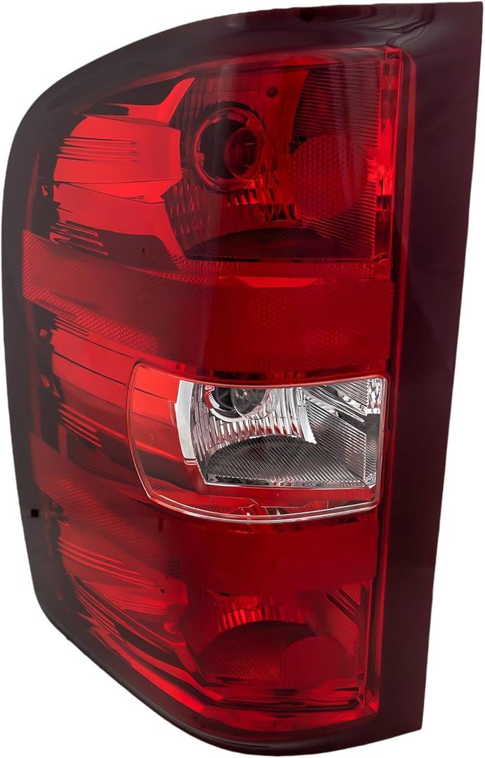 Go-Parts - Tail Light Assembly for Chevrolet Silverado/ GMC Sierra 2007-2014, Left (Driver), Halogen, Excludes 2007 Classic, Replacement 2008 2009 2010 2011 2012 2013