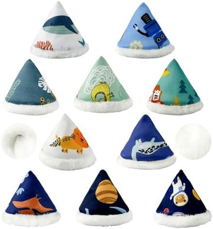 BISENKID Coral Velvet Pee Covers Baby Boy New Technology Fabric Reusable Pee Cap Diaper Changing Accessory for Boys 10 Packs